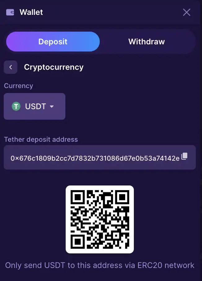 SpinBet Casino Deposits