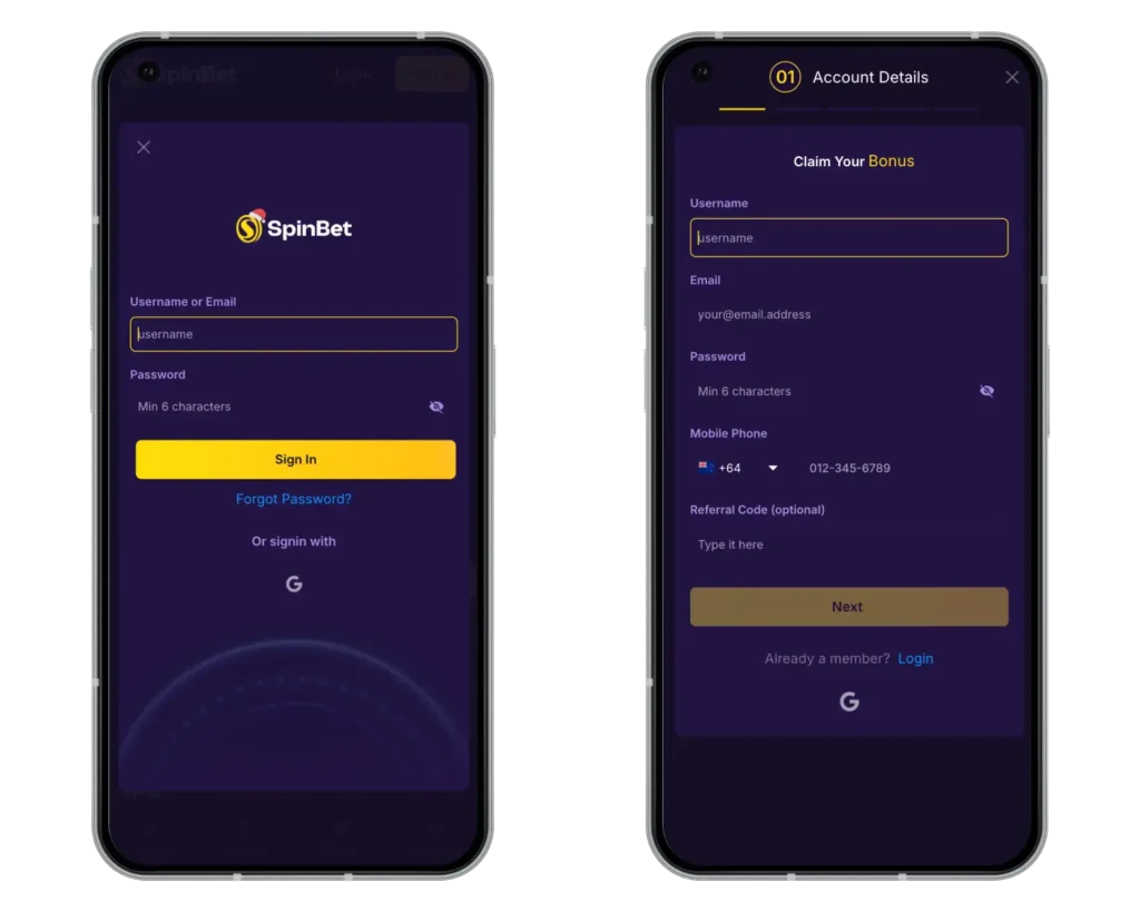 spin bet app